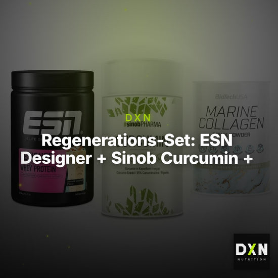 Regenerations-Set: ESN Designer + Sinob Curcumin + BioTech Marine – Clean Showcase Plus