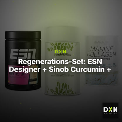Regenerations-Set: ESN Designer + Sinob Curcumin + BioTech Marine – Clean Showcase Plus