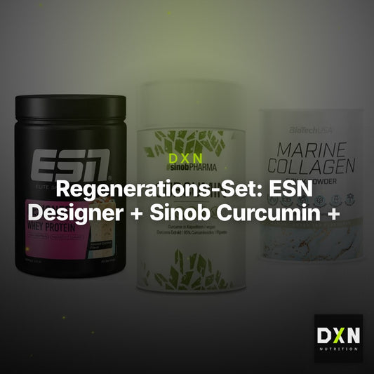 Regenerations-Set: ESN Designer + Sinob Curcumin + BioTech Marine – Clean Showcase Plus