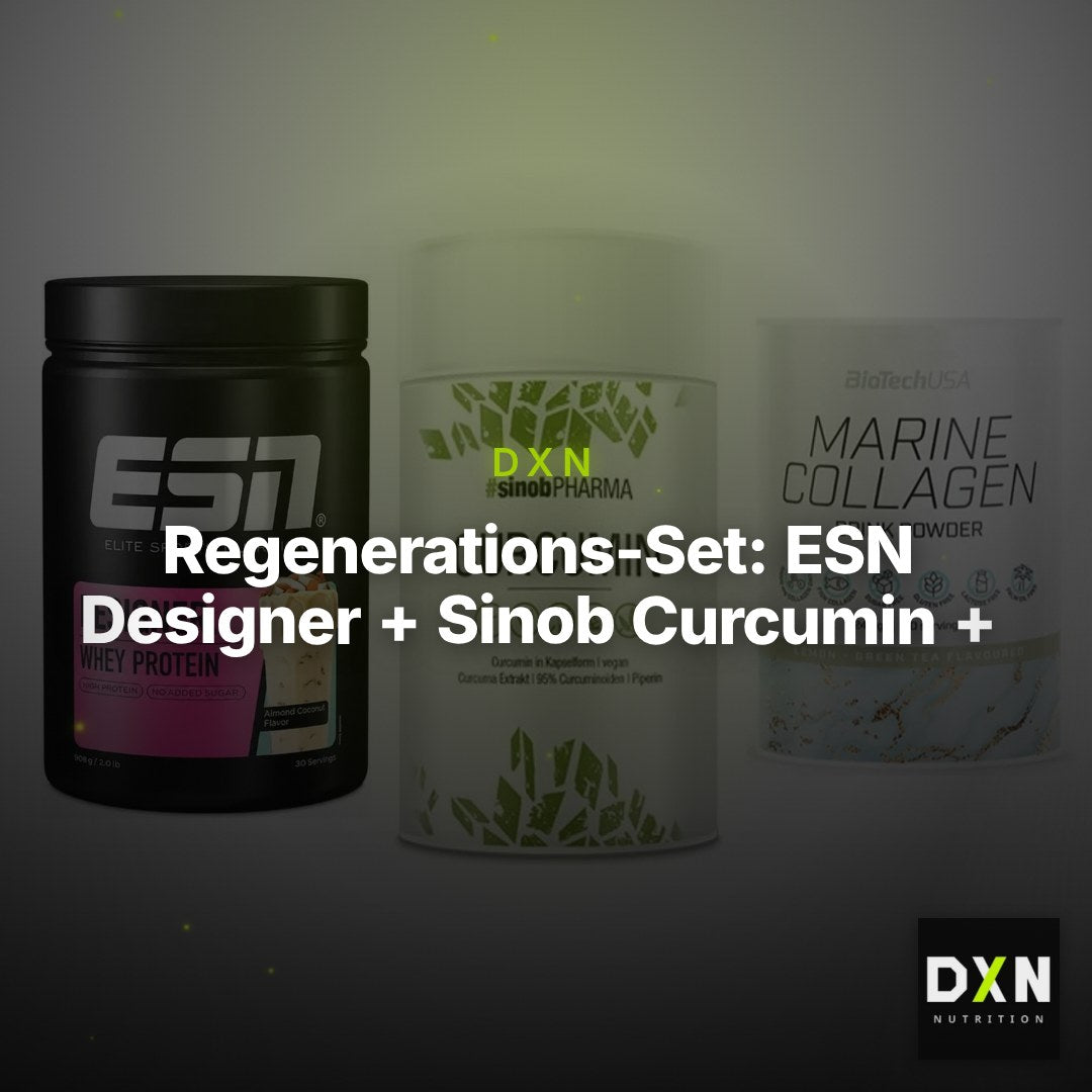 Regenerations-Set: ESN Designer + Sinob Curcumin + BioTech Marine – Clean Showcase Plus