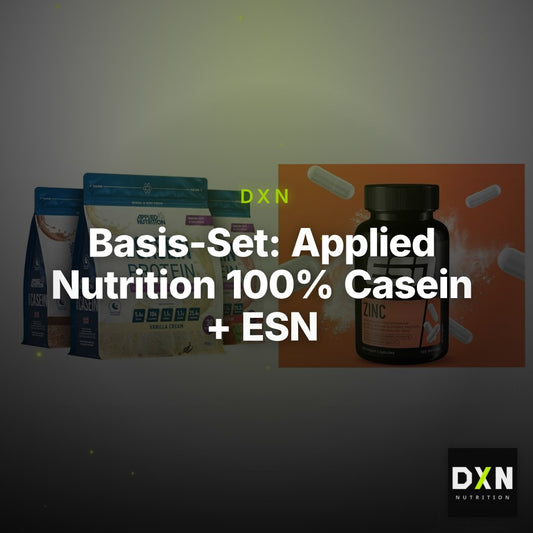 Basis-Set: Applied Nutrition 100% Casein + ESN Zinc – Clean Showcase Plus