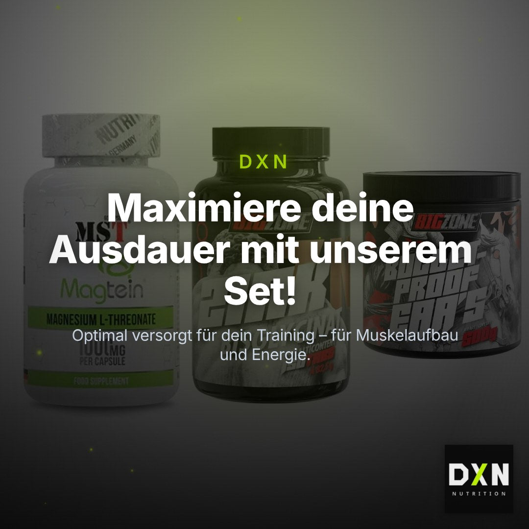 Ausdauer-Set: MST Magnesium + Big Zone Zink + Big Zone Bulletp – Clean Showcase Plus