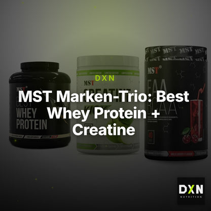 MST Marken-Trio: Best Whey Protein + Creatine Kick + EAA & BCAA – Clean Showcase Plus