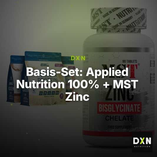 Basis-Set: Applied Nutrition 100% + MST Zinc Chelate – Clean Showcase Plus