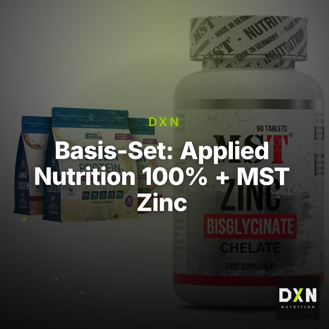 Basis-Set: Applied Nutrition 100% + MST Zinc Chelate – Clean Showcase Plus