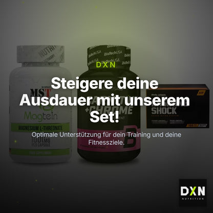Ausdauer-Set: MST Magnesium + BioTech L-Carnit + Body Attack – Clean Showcase Plus