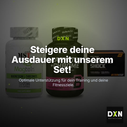 Ausdauer-Set: MST Magnesium + BioTech L-Carnit + Body Attack – Clean Showcase Plus