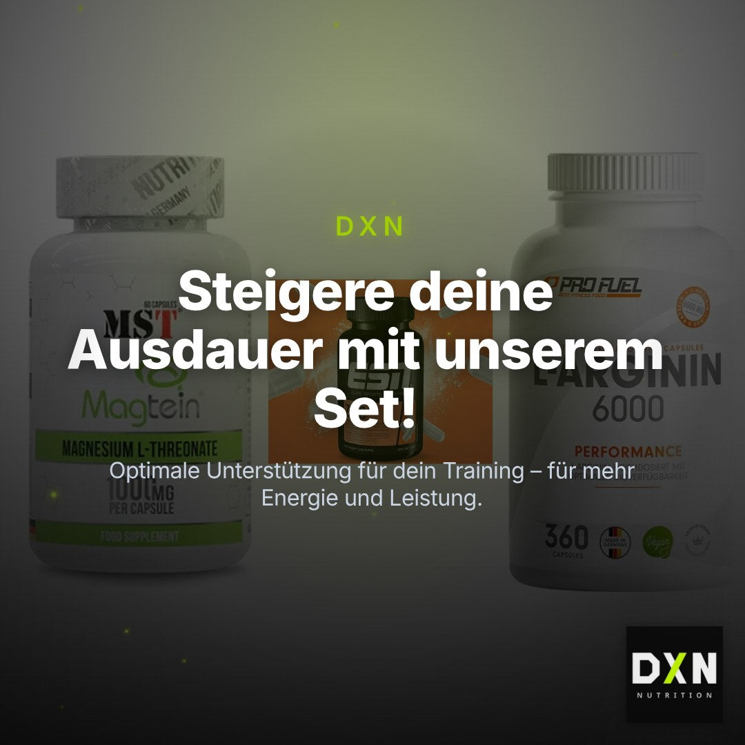 Ausdauer-Set: MST Magnesium + ESN Zinc + ProFuel L-Argini – Clean Showcase Plus