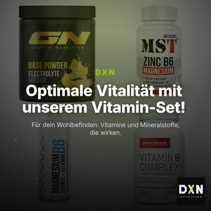 Vitamin-Set: GN Base + MST Zinc + MST Magnesium + 1 weitere – Clean Showcase Plus