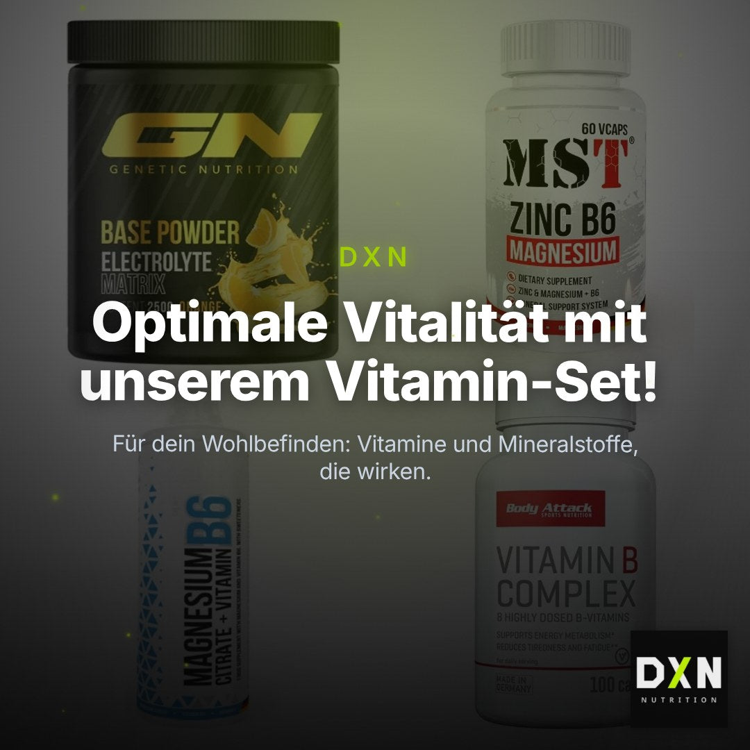 Vitamin-Set: GN Base + MST Zinc + MST Magnesium + 1 weitere – Clean Showcase Plus