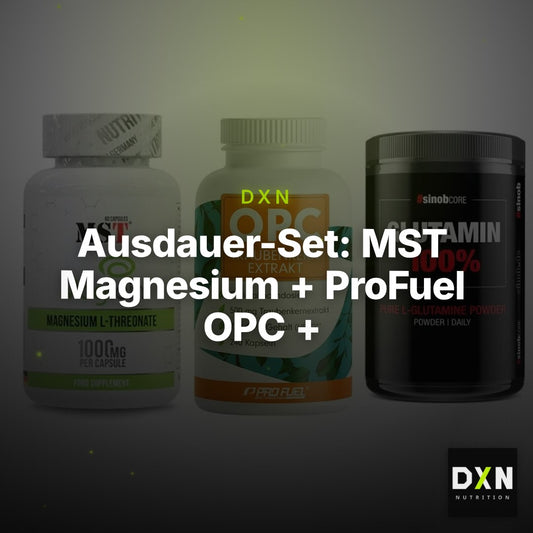 Ausdauer-Set: MST Magnesium + ProFuel OPC + Sinob Core – Clean Showcase Plus