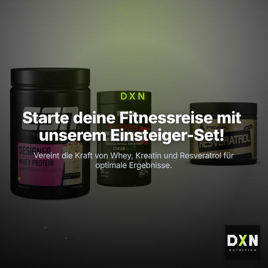 Einsteiger-Set: ESN Designer + Weider Intense + Peak Resveratrol – Clean Showcase Plus