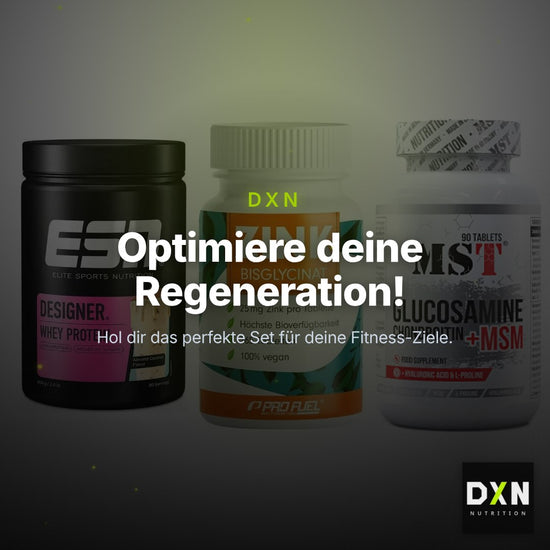 Regenerations-Set: ESN Designer + ProFuel Zink + MST Glucosamine – Clean Showcase Plus