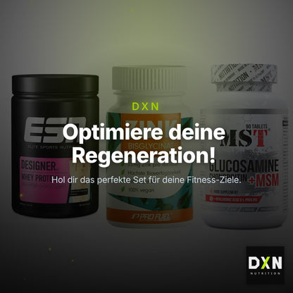 Regenerations-Set: ESN Designer + ProFuel Zink + MST Glucosamine – Clean Showcase Plus