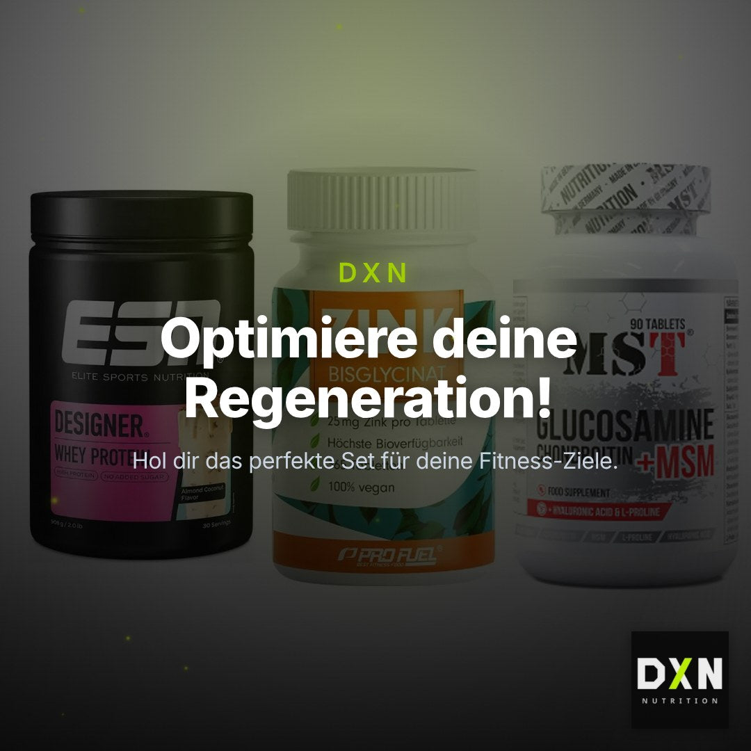 Regenerations-Set: ESN Designer + ProFuel Zink + MST Glucosamine – Clean Showcase Plus