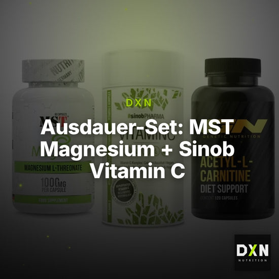 Ausdauer-Set: MST Magnesium + Sinob Vitamin C + GN Acetyl – Clean Showcase Plus