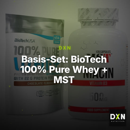 Basis-Set: BioTech 100% Pure Whey + MST Niacin – Clean Showcase Plus