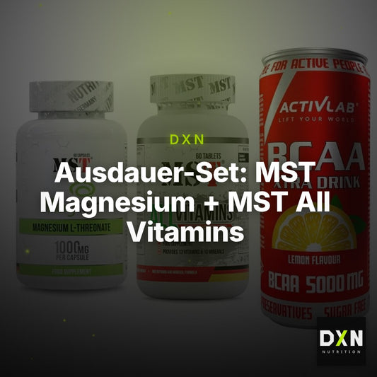 Ausdauer-Set: MST Magnesium + MST All Vitamins + Activlab BCAA – Clean Showcase Plus