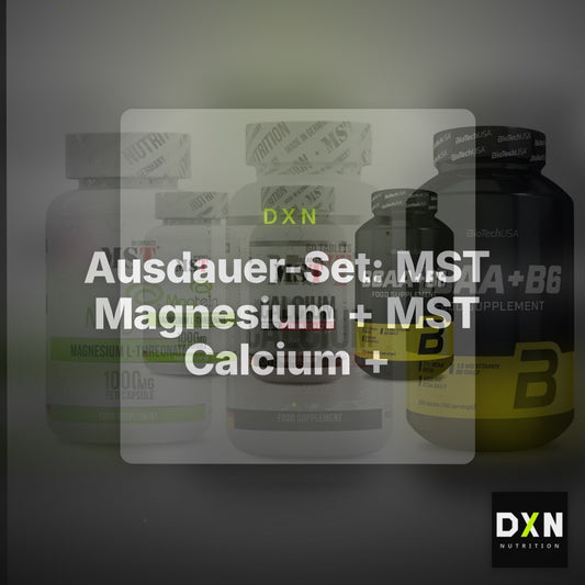 Ausdauer-Set: MST Magnesium + MST Calcium + BioTech BCAA+B6 – Clean Showcase Plus