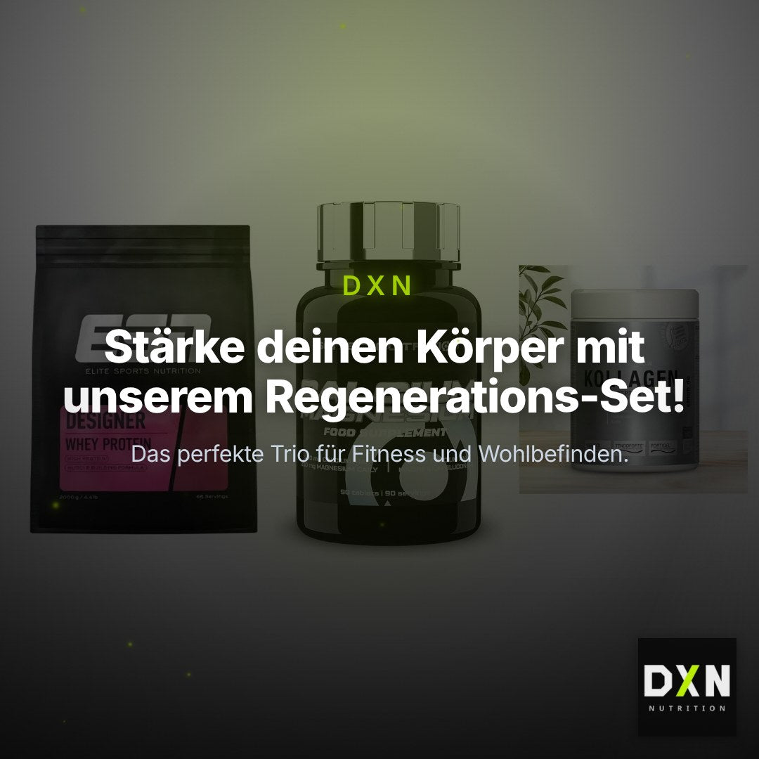 Regenerations-Set: ESN Designer + Scitec Calcium + Sinob Kollagen – Clean Showcase Plus