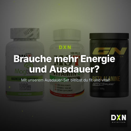 Ausdauer-Set: MST Magnesium + MST Vitamin C + GN Nano Beta – Clean Showcase Plus