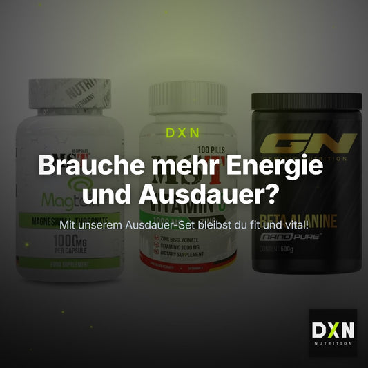 Ausdauer-Set: MST Magnesium + MST Vitamin C + GN Nano Beta – Clean Showcase Plus