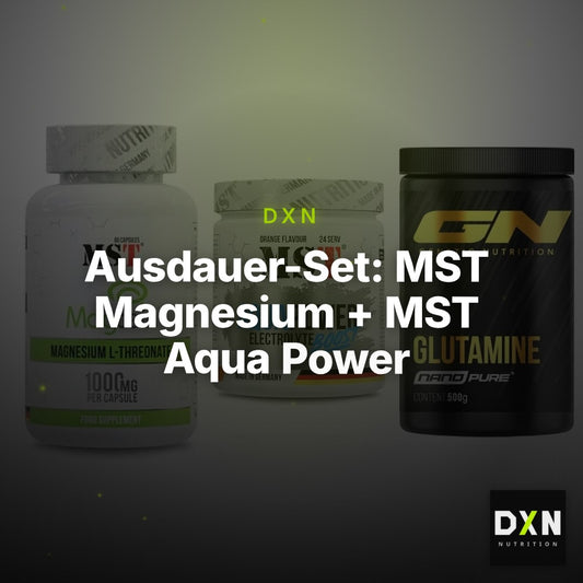Ausdauer-Set: MST Magnesium + MST Aqua Power + GN Nano Pure – Clean Showcase Plus