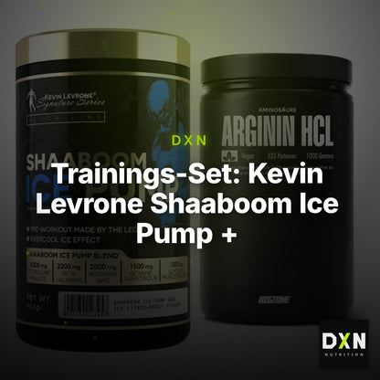Trainings-Set: Kevin Levrone Shaaboom Ice Pump + Big Zone L-Arginin – Clean Showcase Plus