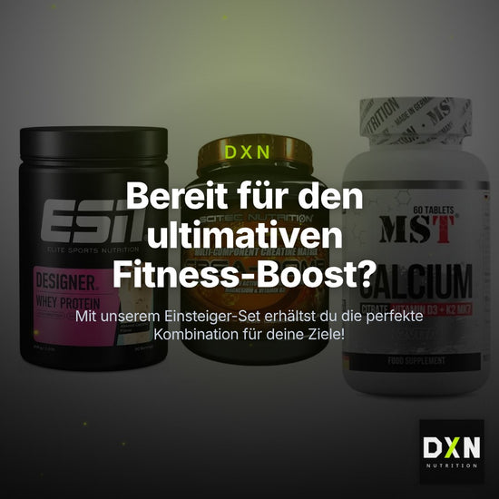 Einsteiger-Set: ESN Designer + Scitec Crea-Bomb + MST Calcium – Clean Showcase Plus