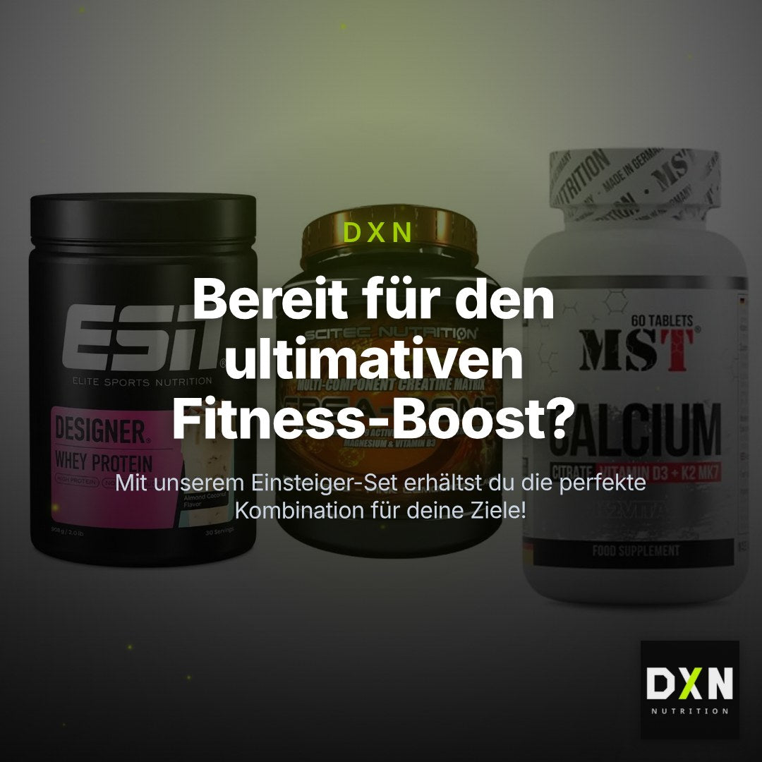 Einsteiger-Set: ESN Designer + Scitec Crea-Bomb + MST Calcium – Clean Showcase Plus