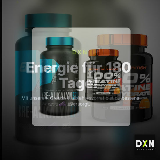 Creatin-Halbjahresvorrat: EFX Kre-Alkalyn – 180 Tage, 220 Kapseln – Clean Showcase Plus