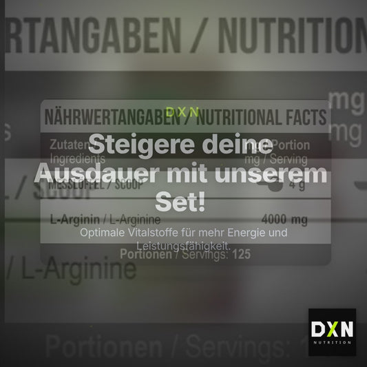 Ausdauer-Set: MST Magnesium + INLEAD Zink + MST Arginine RAW – Clean Showcase Plus