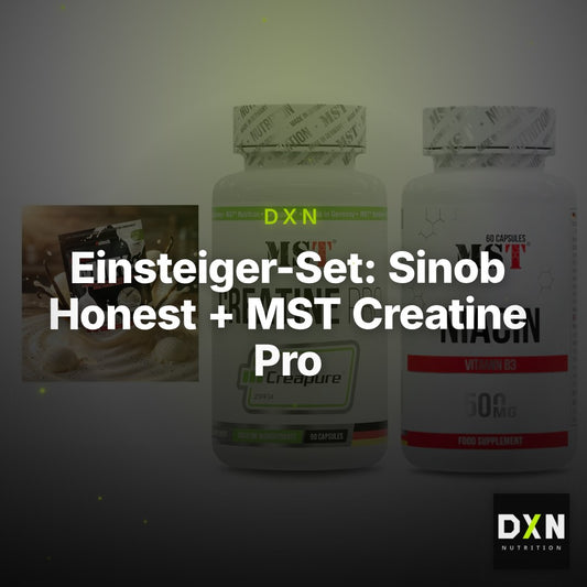 Einsteiger-Set: Sinob Honest + MST Creatine Pro + MST Niacin – Clean Showcase Plus