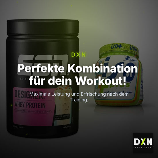 Basis-Set: ESN Designer Whey + Olimp Iso Plus – Clean Showcase Plus