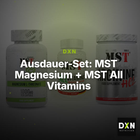 Ausdauer-Set: MST Magnesium + MST All Vitamins + MST Arginine HCL – Clean Showcase Plus