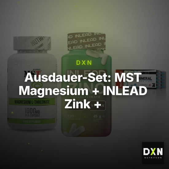 Ausdauer-Set: MST Magnesium + INLEAD Zink + Nutrend Multimin – Clean Showcase Plus