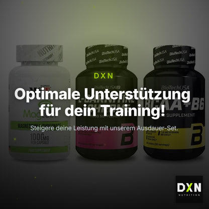 Ausdauer-Set: MST Magnesium + BioTech L-Carnit + BioTech BCAA+B6 – Clean Showcase Plus