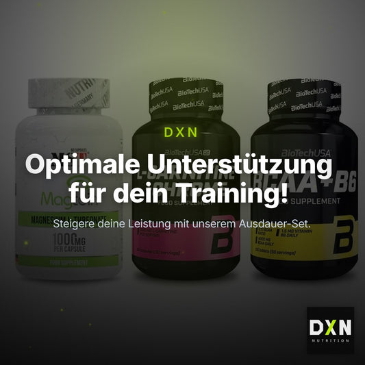 Ausdauer-Set: MST Magnesium + BioTech L-Carnit + BioTech BCAA+B6 – Clean Showcase Plus