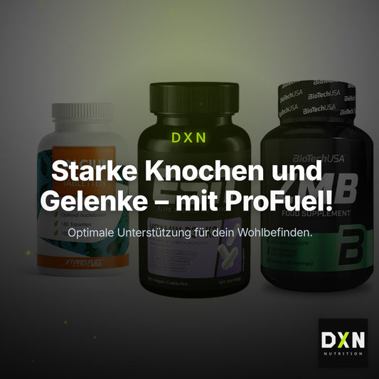 Calcium, Vitamin D & Magnesium: ProFuel Calcium + 2 weitere – Clean Showcase Plus