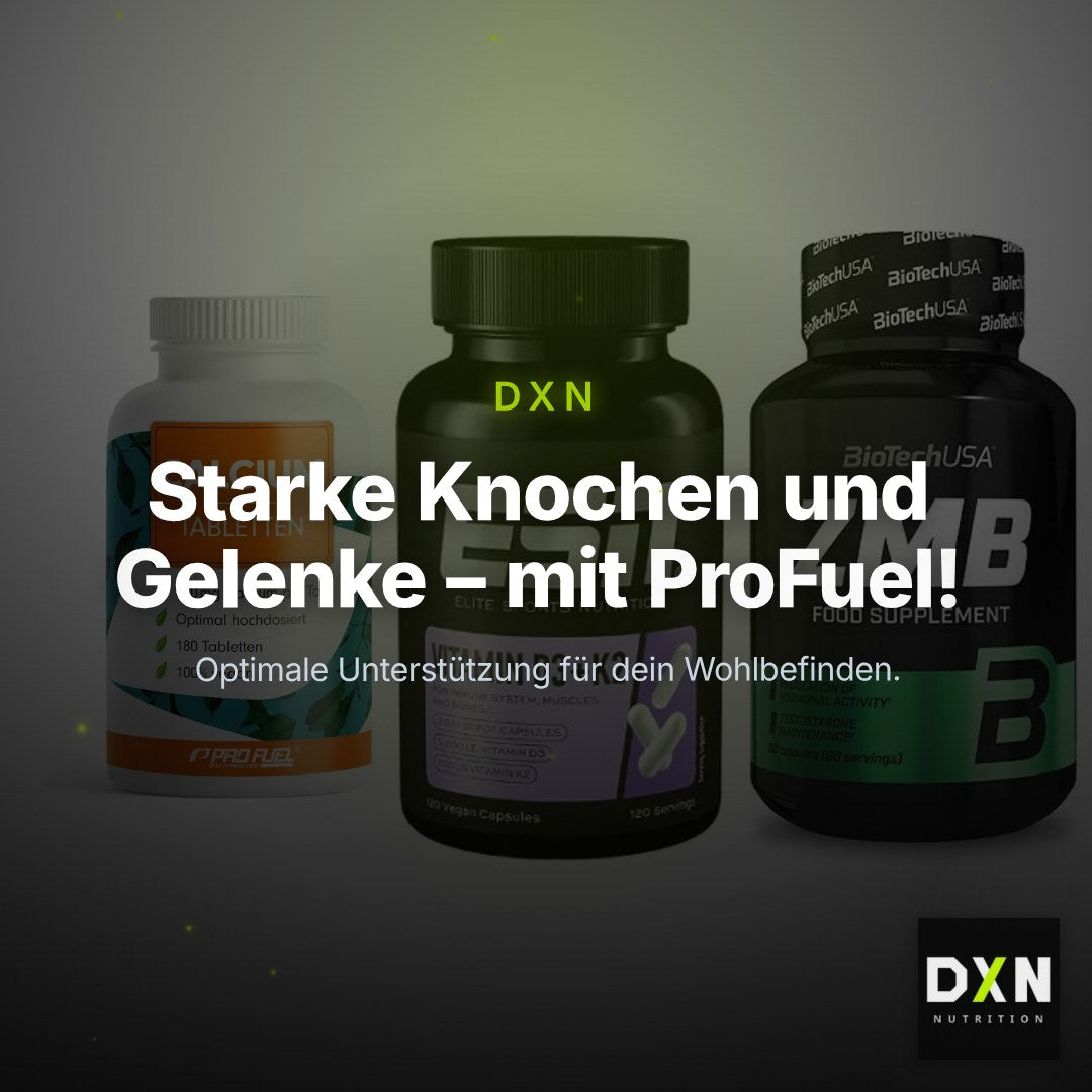 Calcium, Vitamin D & Magnesium: ProFuel Calcium + 2 weitere – Clean Showcase Plus