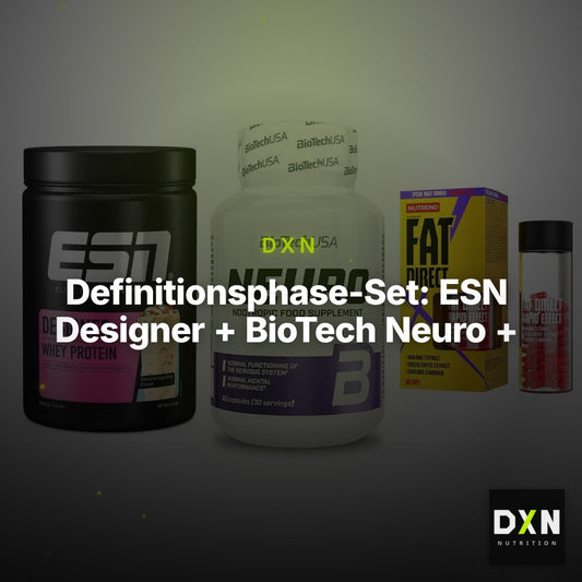 Definitionsphase-Set: ESN Designer + BioTech Neuro + Nutrend Fat – Clean Showcase Plus