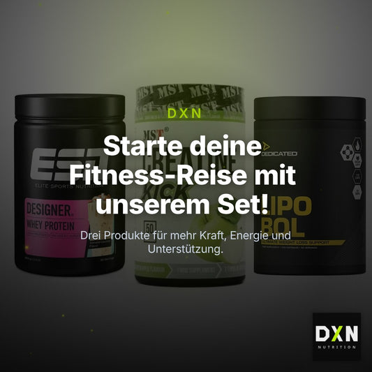 Definitionsphase-Set: ESN Designer + MST Creatine + Dedicated – Clean Showcase Plus