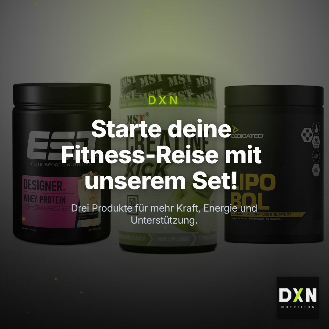 Definitionsphase-Set: ESN Designer + MST Creatine + Dedicated – Clean Showcase Plus