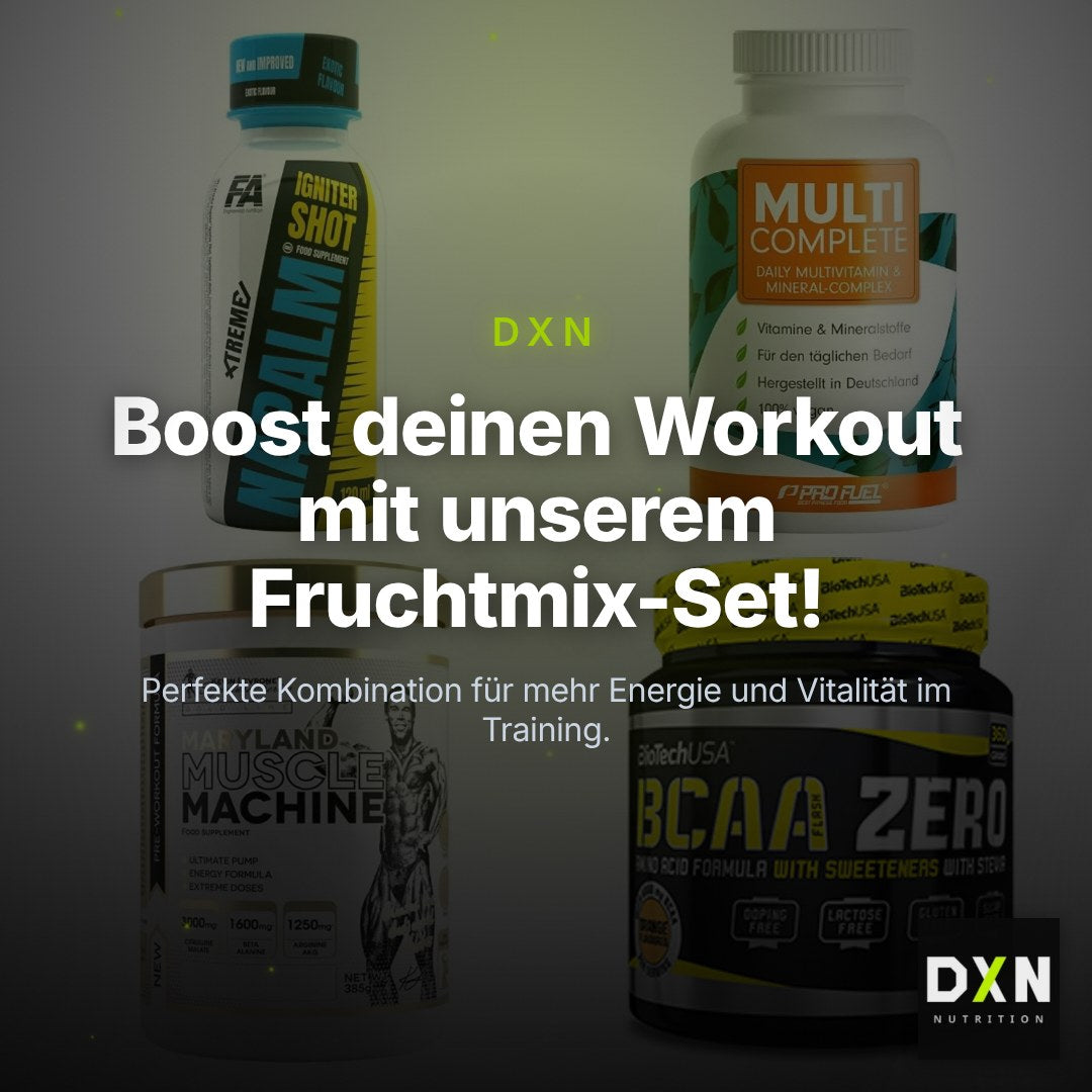 Fruchtmix Sorten-Großset: FA Nutrition + ProFuel MULTI + 2 weitere – Clean Showcase Plus
