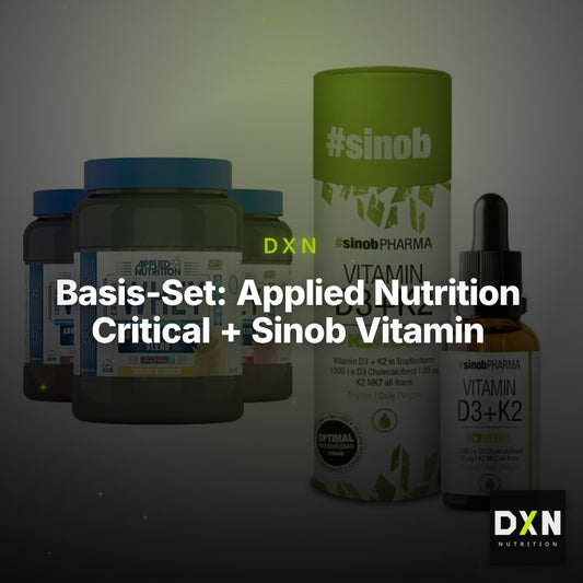 Basis-Set: Applied Nutrition Critical + Sinob Vitamin D3 + K2 – Clean Showcase Plus