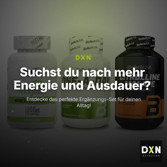 Ausdauer-Set: MST Magnesium + BioTech One A + BioTech Citrulli – Clean Showcase Plus