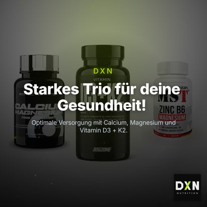 Calcium, Vitamin D & Magnesium: Scitec Calcium Magnesium + 2 weitere – Clean Showcase Plus