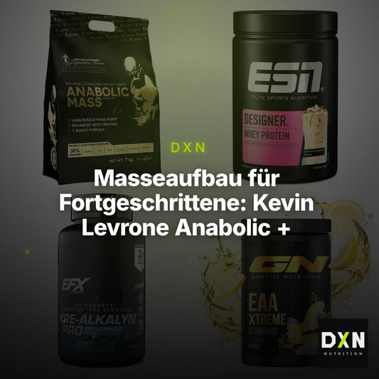 Masseaufbau für Fortgeschrittene: Kevin Levrone Anabolic + 3 weitere – Clean Showcase Plus