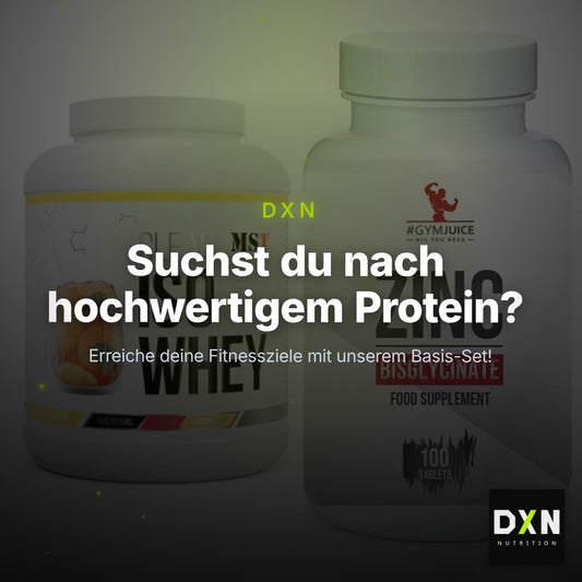 Basis-Set: MST Iso Clear + #GYMJUICE ZINC Bisglycinate – Clean Showcase Plus