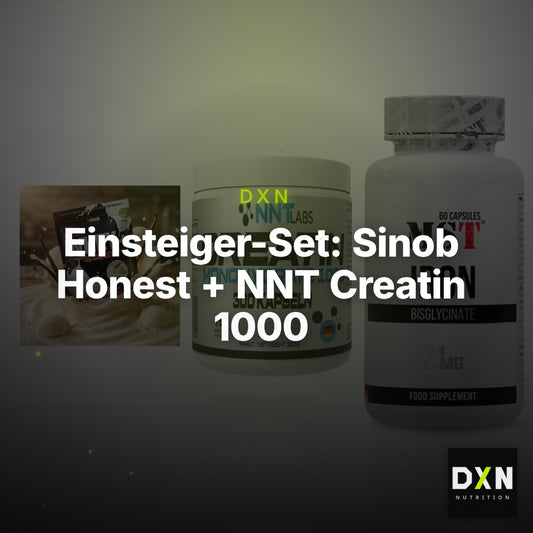 Einsteiger-Set: Sinob Honest + NNT Creatin 1000 + MST Iron Bisglyc – Clean Showcase Plus